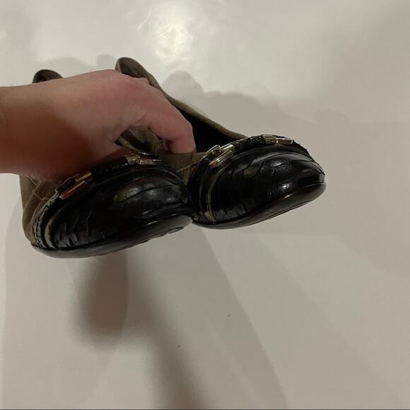 AGL Brown Horsebit‎ Cap Toe Ballet Flats Size 38.5 - Picture 5 of 10